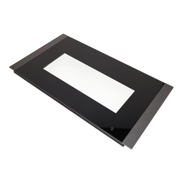 Glass front panel