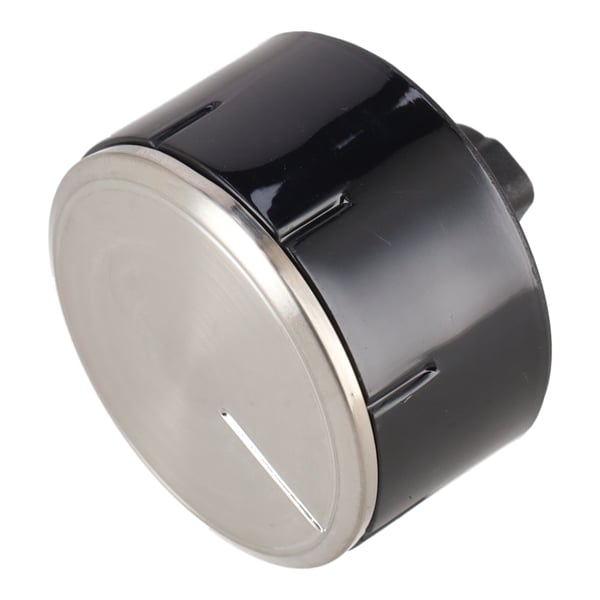 Knob Silver & Black