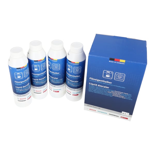 Liquid Descaler for Kettles and Coffee Machines (4 Pack)
