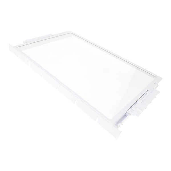 Glass plate with slider