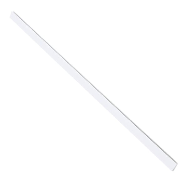 Shelf Front White Plastic Trim Profile 450mm