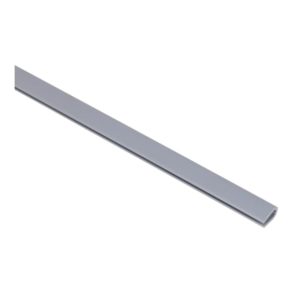 Glass shelf front trim
