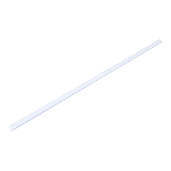 Glass shelf front trim