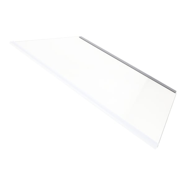 Glass shelf with frame