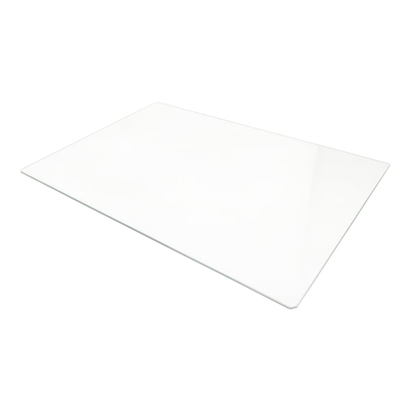 Glass shelf with frame