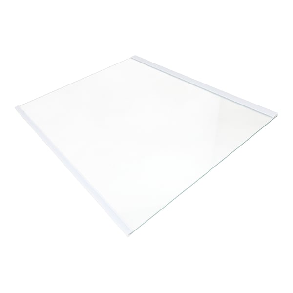 Crisper glass shelf