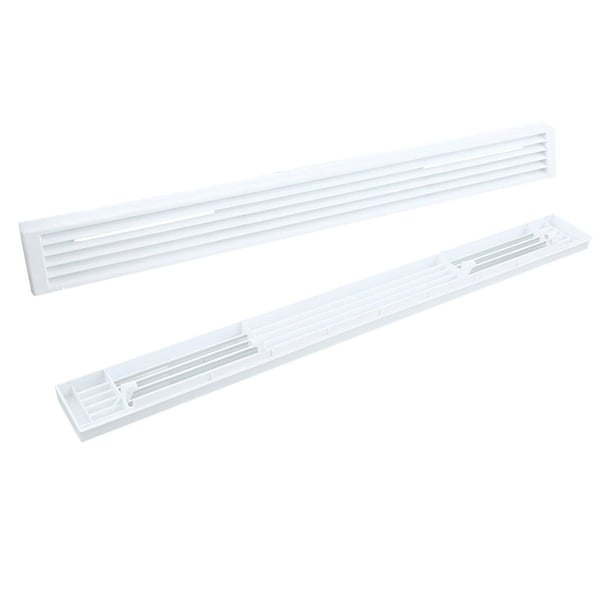 White Air Ventilation Bottom Panel Grate 
