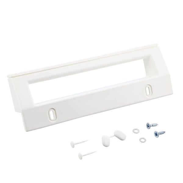 White Freezer Door Handle