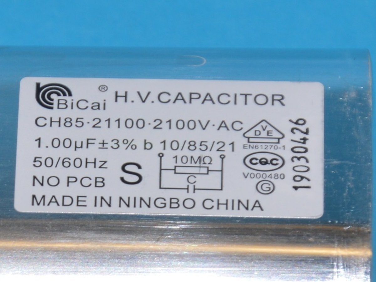 Hisense Microwave H.V Capacitor