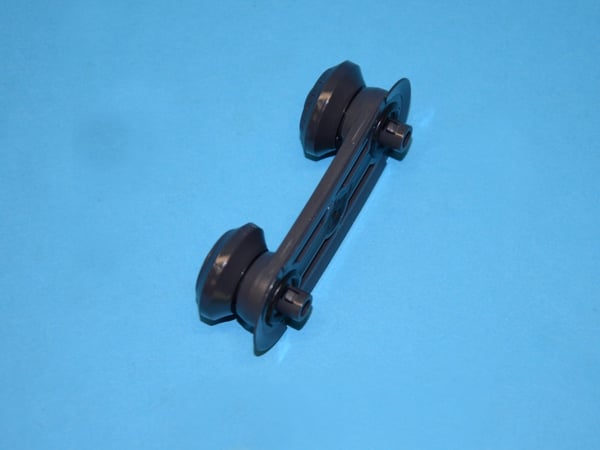 Basket Holder With Wheels Assembly