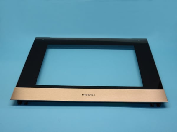 Oven Door Glass 6-204P 9005/Vz065