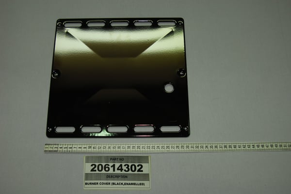 Burner Cover Black Enamel 2 Screw