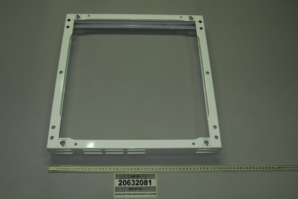 Extra Bottom Support With Louvres 56 Wht