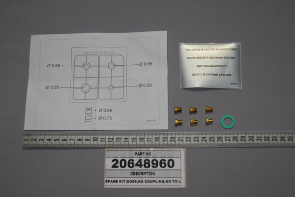 Spare Kit Do66 No Coupling Ng To Lpg Uk