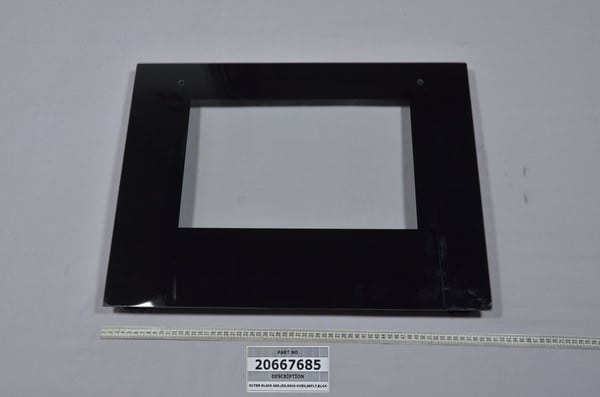 Outer Glass Ass Do Main Oven 66Flt Blck