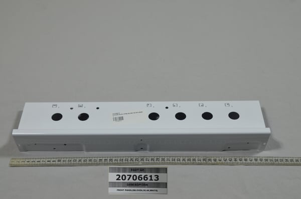 Front Panel Db Oven 56 4H White