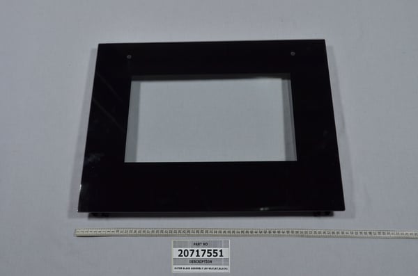 Outer Glass Assembly 60 60 Flat Black