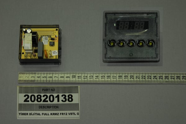 Timer Digital Full Red Fr12 Vestel Group