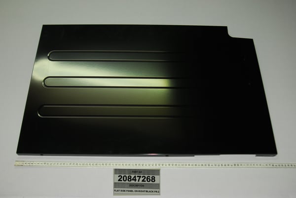 Flat Side Panel Gr-Right/Black Pr-2