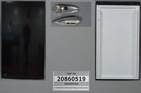 R Door Assy/360Hc-Due-Fw(Black)W.Handle