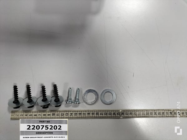 Screw Group/Front Concrete 49-51-54-59 B