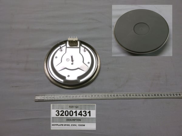 Hotplate �180, 230V, 1500W