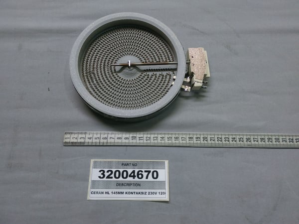 Ceran Hl 145Mm Kontaksiz 230V 1200W
