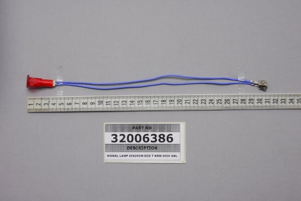 Sinyal Lamba 25X25Cm D�z T Krm 250V Anl