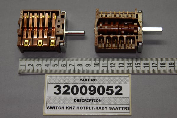 Switch Built In/Fs Hotplate Anticlckwise