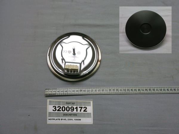 Hotplate �145, 230V, 1000W