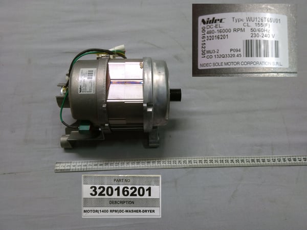 Motor(1400 Rpm)Dc-Washer-Dryer