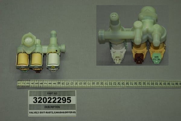 Valve(3 Exit-Rast2,5)Wash&Dryer-Elbi-Wo-