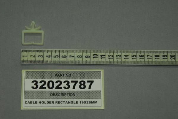 Cable Holder Rectangle 19X28Mm