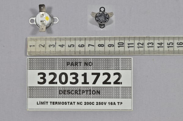 Limit Thermostat Nc 200C 250V 16A T