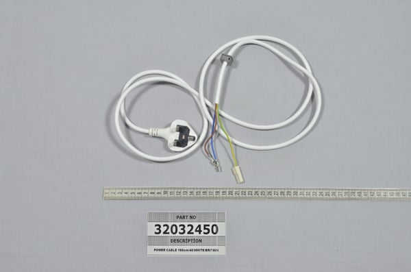 Power Cable 165Cm/45/White/Britain