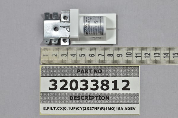 E.Filt.Cx(0.1Uf)Cy(2X27Nf)R(1Mo)16A-Adev