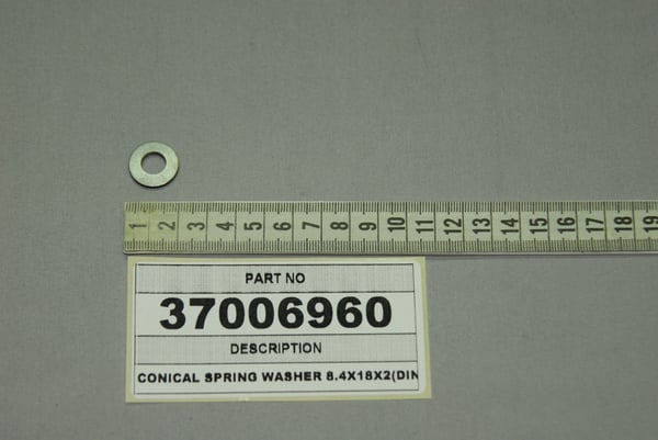 Washer,8.4X18X2,St,Conical