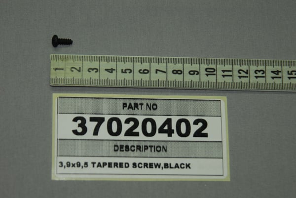 Screw,S,Ytb,3.9X9.5,K,St,Geomet,Blck