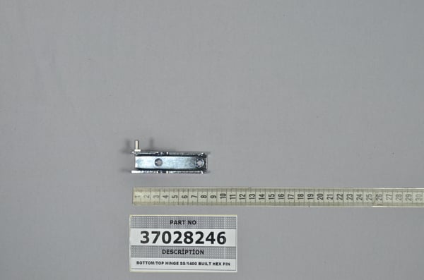 Bottom/Top Hinge Ss/1400 Built Hex Pin