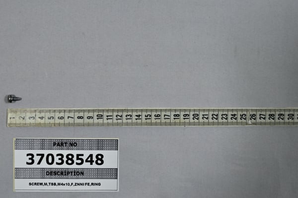 Screw,M,Tsb,M4X10,F,Znni/Fe,Rondelali