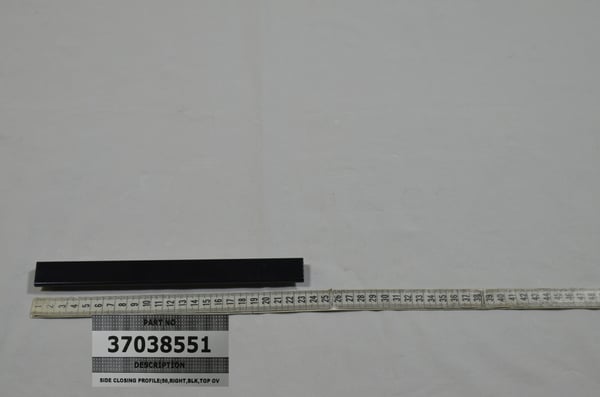 Side Closing Profile(56,Right,Blk,Top Ov
