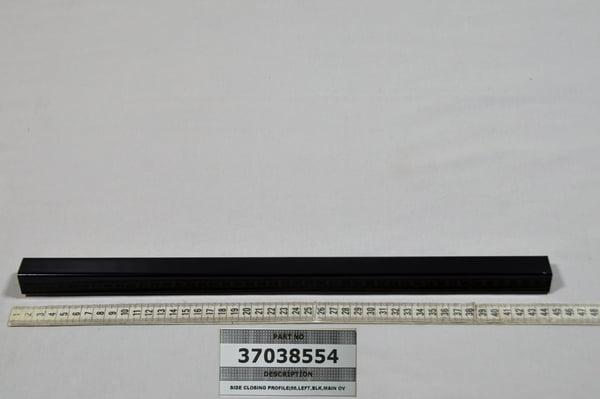 Side Closing Profile(66,Left,Blk,Main Ov