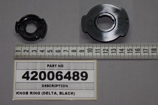 Knob Ring (Delta, Black)