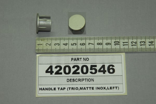 Handle Tap (Trio,Matte Inox,Left)