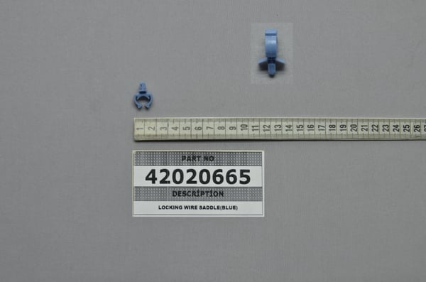 Locking Wire Saddle(Blue)