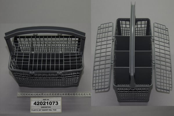 Plastic Set Basket-Ral 7046