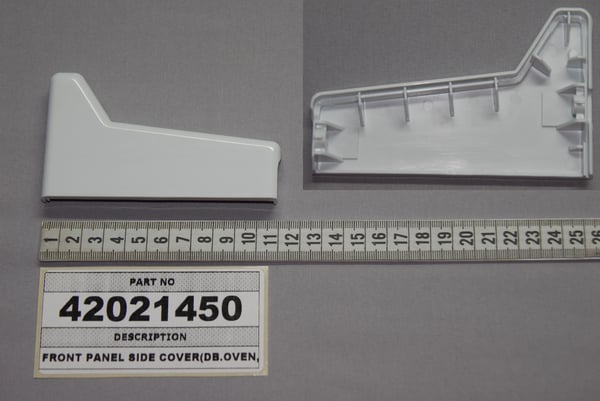 Front Panel Side Cover(Db.Oven,Right,Wht