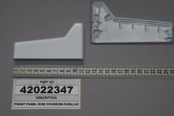 Front Panel Side Cover(Db.Oven,Left,Wht)
