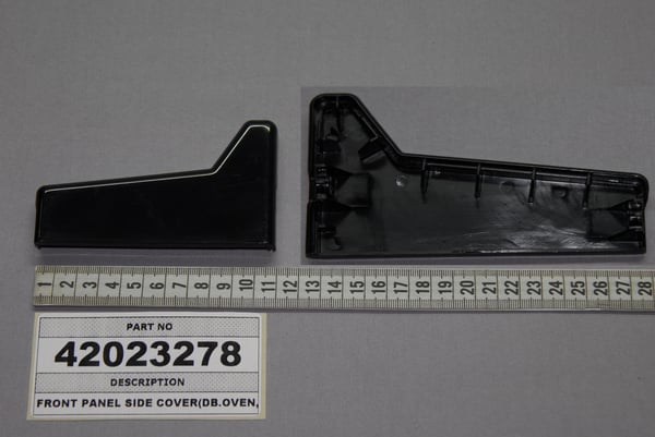 Front Panel Side Cover(Db.Oven,Left,Blck