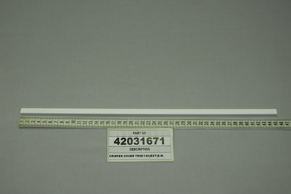 Cr.Glass Shelf Prf/140(Ext)Wh 447
